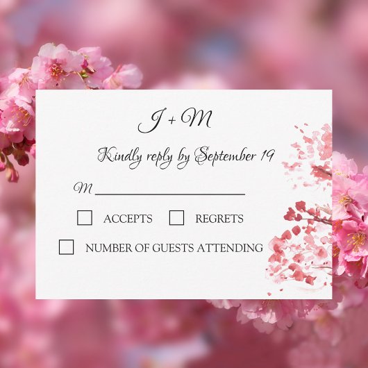 さくら ピンク 花 現代の RSVP