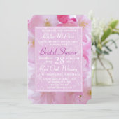 さくら ブライダルシャワー 招待状 (スタンド正面)