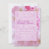 さくら ブライダルシャワー 招待状 (正面)