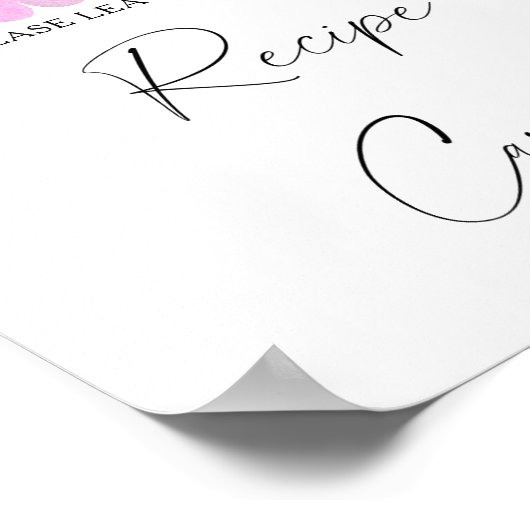 さくら - レシピカード ポスター (角)