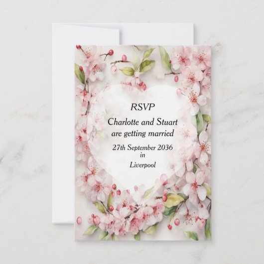 さくら 出欠カード (正面)