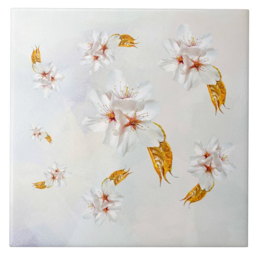 さくら - 日本の桜 タイル (正面)