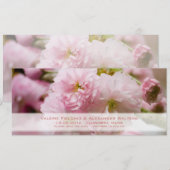 さくら • 日程お知らせ 招待状 (正面/裏面)