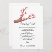 さくら 枝 ベビームーン 願い事 よくばり カード (正面/裏面)