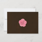 さくら 水彩画(夕焼け) RSVP (裏面)
