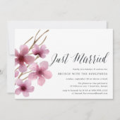 さくら | 結婚後ランチ招待状 招待状 (正面)