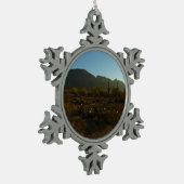 さぐあろサンライズさぐろ国立公園 スノーフレークピューターオーナメント (左)