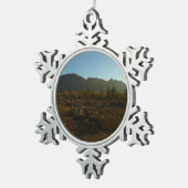 さぐあろサンライズさぐろ国立公園 スノーフレークピューターオーナメント (右)