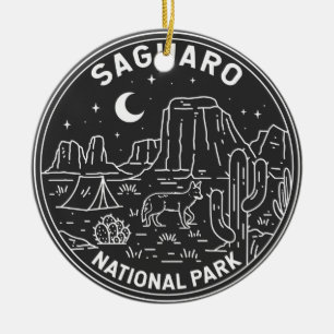 さぐあろ国立公園アリゾナヴィンテージモノリン セラミックオーナメント