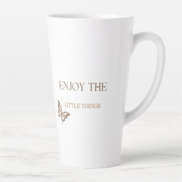 ささやかな幸せを噛みしめて ポジティブなウェルビーイングのギフト カフェラテマグ
