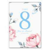 ささやかな庭 テーブルナンバー (裏面)