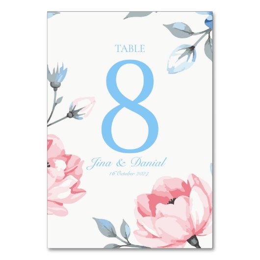 ささやかな庭 テーブルナンバー (正面)