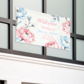 ささやかな庭 横断幕 (ビルの外側)