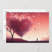 ささやかな愛を綴って:バレンタインカード シーズンカード (正面/裏面)