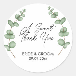 ささやかな感謝の気持ちを表すお礼の品、おやつ、プレゼント ラウンドシール