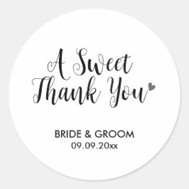 ささやかな感謝の気持ちを表すプレゼント ラウンドシール