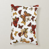 ささやかな翼 – 白い蝶 アクセントクッション (裏面(縦))