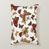 ささやかな翼 – 白い蝶 アクセントクッション (正面(垂直))