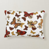 ささやかな翼 – 白い蝶 アクセントクッション (裏面)