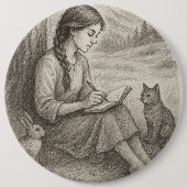 ささやかれた思い出 缶バッジ (正面)