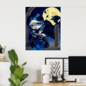 ささやかれた言葉レノアアートプリントゴシックの妖精 ポスター (ホームオフィス)