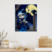 ささやかれた言葉レノアアートプリントゴシックの妖精 ポスター (キッチン)