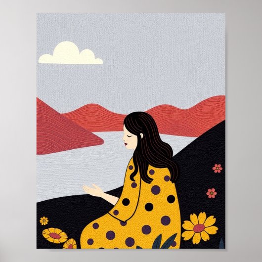 「ささやき声の春：穏やかな瞬間 ポスター (正面)