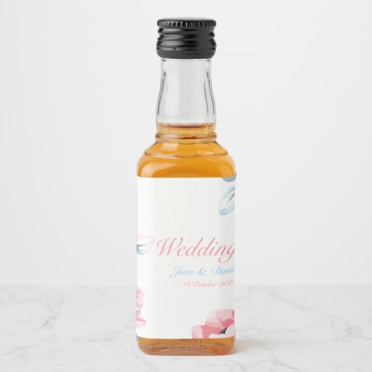 ささやき庭 リキュールボトルラベル (正面)