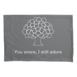 ささやき森の枕 – あなたのいびき、私はまだ崇拝 枕カバー