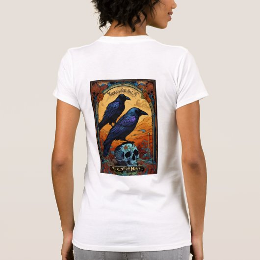 ささやき死 Tシャツ (裏面)