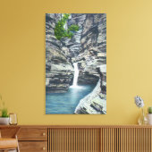 ささやき滝の表示 キャンバスプリント (インサイチュ (リビング))