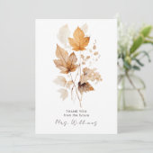 ささやき秋ブライダルシャワーサンキュー サンキューカード (スタンド正面)