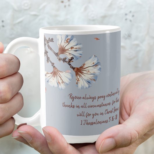 ささやき素朴花びら コーヒーマグカップ