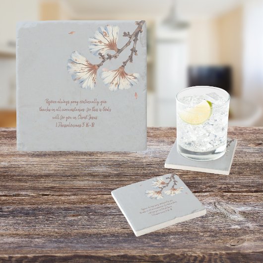 ささやき素朴花びら ストーンコースター