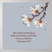 ささやき素朴花びら ポスター (正面)