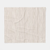 ささやき線 フリースブランケット (正面(横))