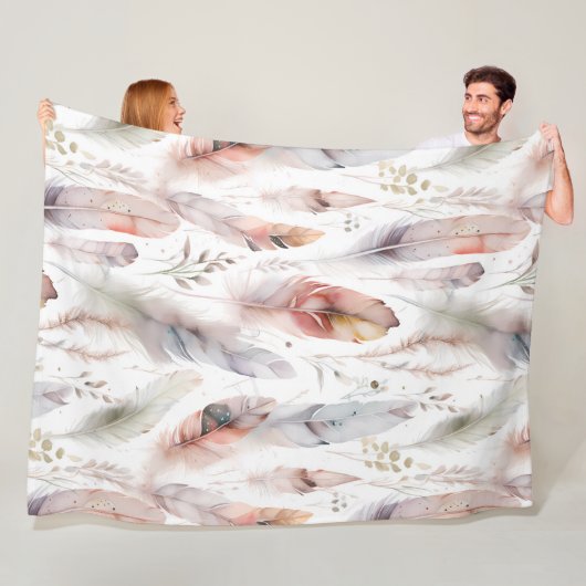 ささやき羽エレガント根 – インスパイア自然 フリースブランケット (インサイチュ)
