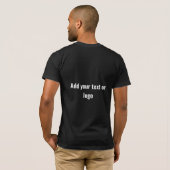 ささやき自然 Tシャツ (裏面フル)