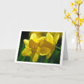 ささやき カード (黄色い花)