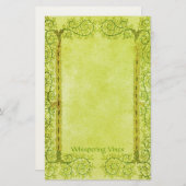 ささやくつる植物-中世文房具 便箋 (正面/裏面)