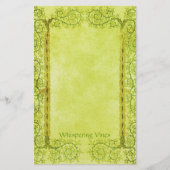 ささやくつる植物-中世文房具 便箋 (正面)