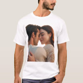 ささやくハート Tシャツ (正面)