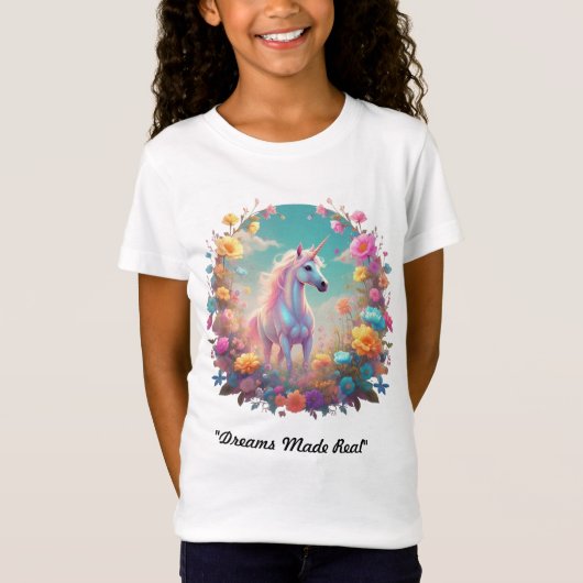 「ささやくフローラの夢」 Tシャツ (正面)