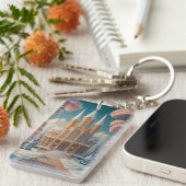 ささやく夢の城 キーホルダー (正面右)