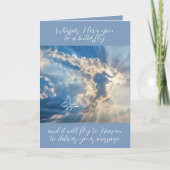 ささやく愛する蝶悔やみや弔慰 カード (正面)