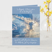 ささやく愛する蝶悔やみや弔慰 カード (黄色い花)