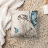 ささやく翼 クッション (ブランケット)