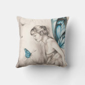 ささやく翼 クッション (裏面)