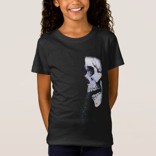 ささやく骸骨 Tシャツ (正面)
