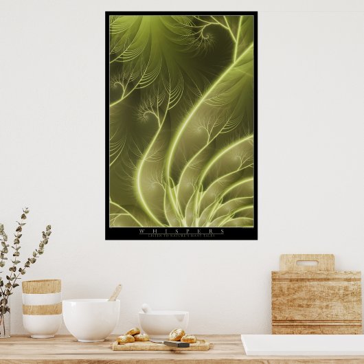 ささやく ポスター (キッチン)